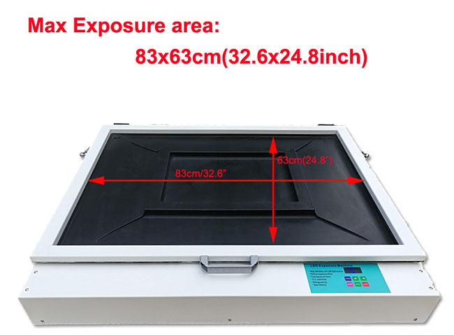 Tabletop Precise 24.8" x 32.6" 120W Vacuum LED UV Exposure Unit(图4)