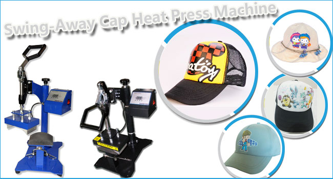 Swing-Away Cap Heat Press Machine HTM- CAP CP815B(图1)