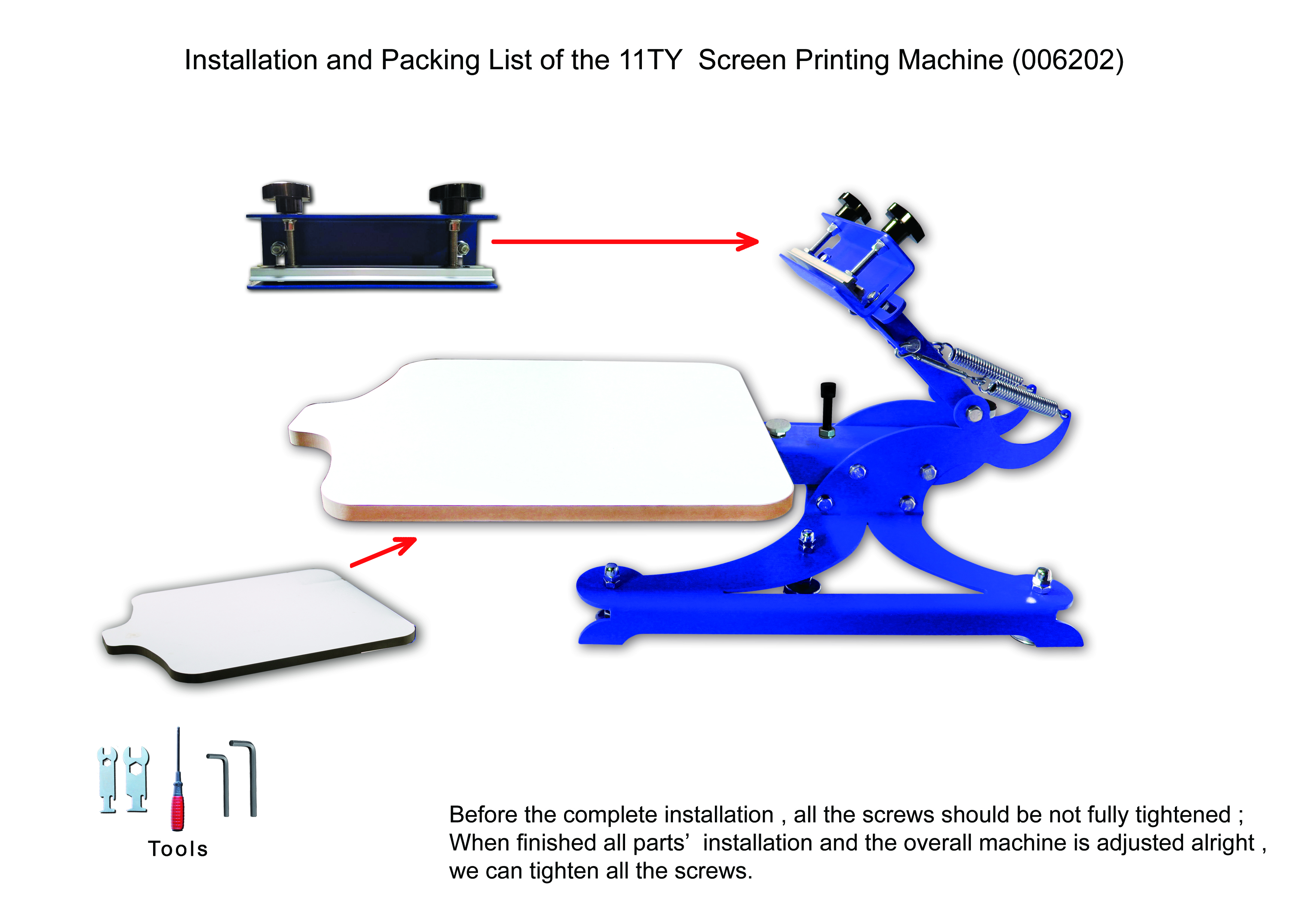 Single Color Screen Printing Machine STM-TJ11TY (图5)